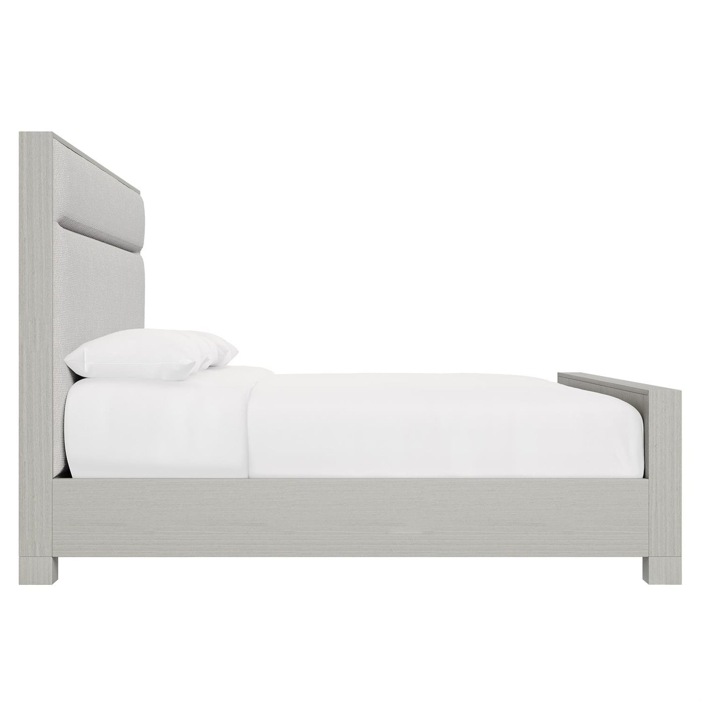 Luxury Stratum Fabric Panel Bed Modern Italian Style for Villa