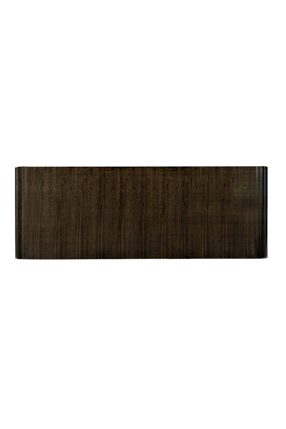 Luxury Streamline Eucalyptus Wood Coffee Table Modern Italian Style for Villa