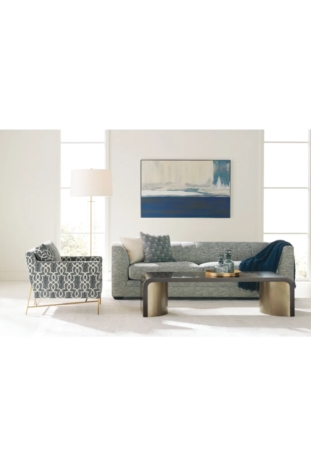 Luxury Streamline Eucalyptus Wood Coffee Table Modern Italian Style for Villa
