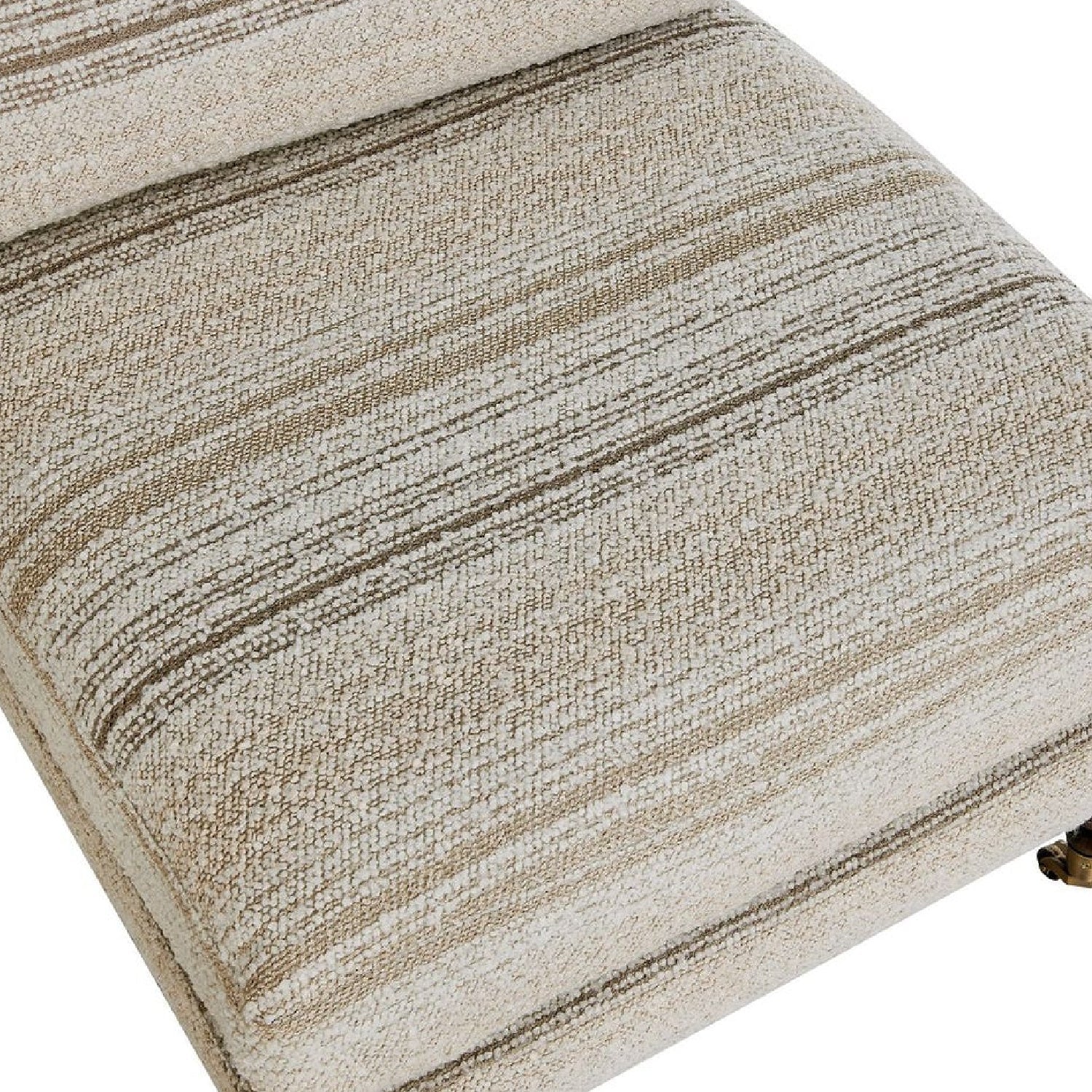 Luxury Striped Boucle Accent Chair European Style for Villa
