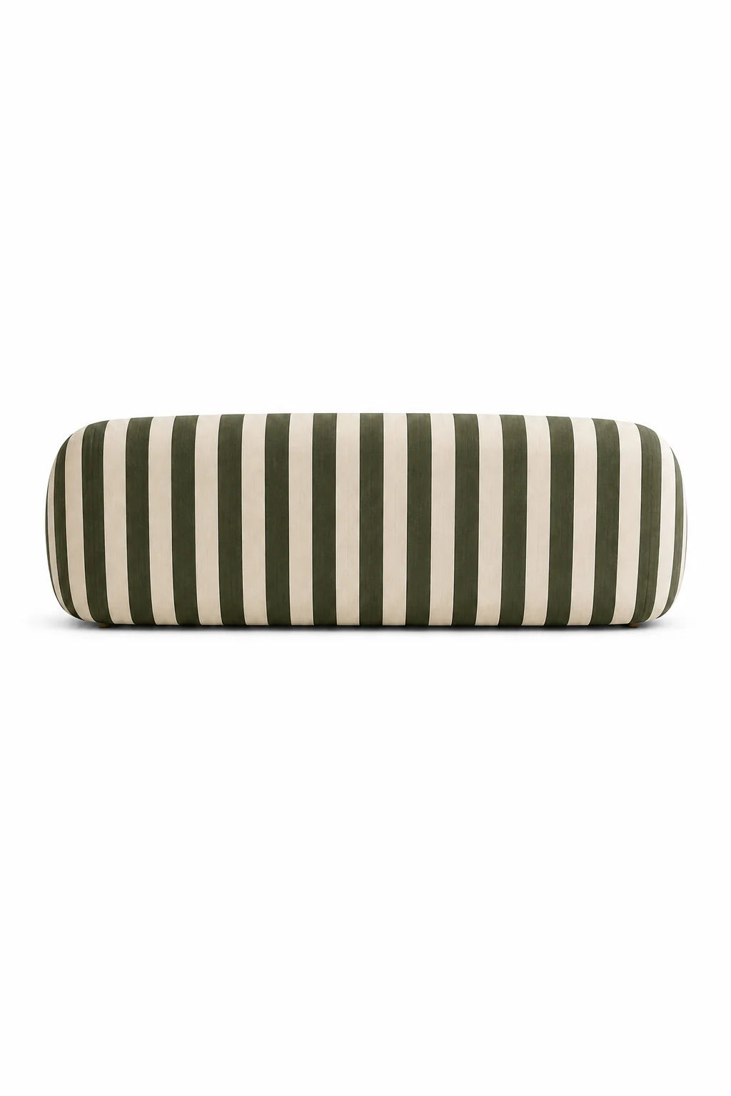 Luxury Striped Curved Fabric Sofa Modern Italian Style for Villa