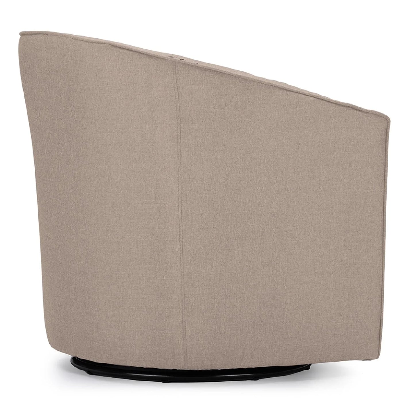 Luxury Studded Swivel Tub Chair Modern Italian Style for Villa