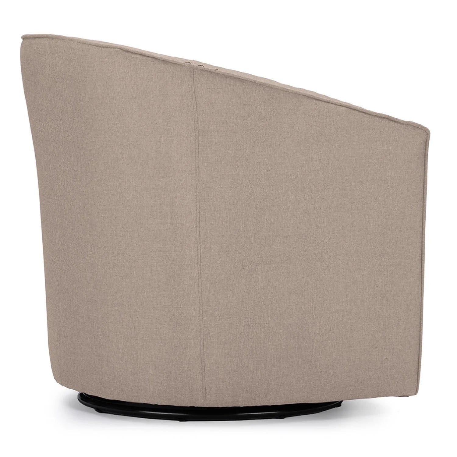 Luxury Studded Swivel Tub Chair Modern Italian Style for Villa