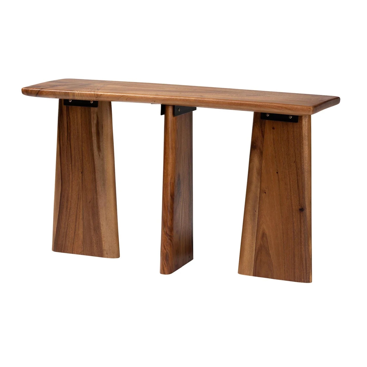 Luxury Suar Wood Console Table Modern Italian Style for Villa