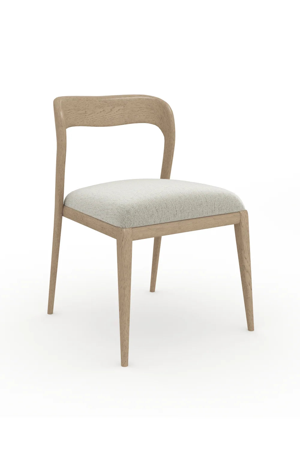 Luxury Sun-Drenched Oak Modern Dining Chair European Style for Villa