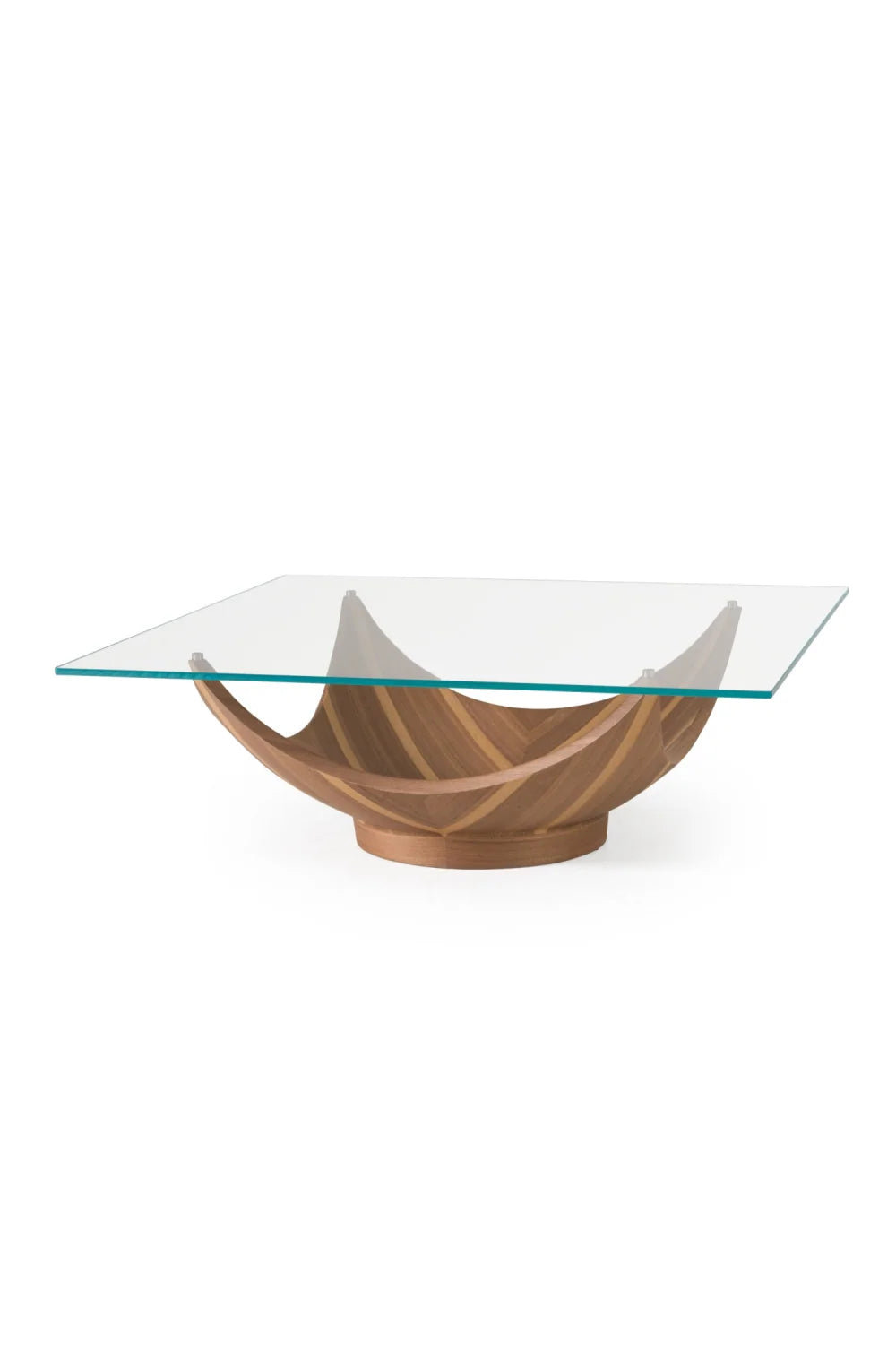 Luxury Sunrise Glass Coffee Table Modern Italian Style for Villa