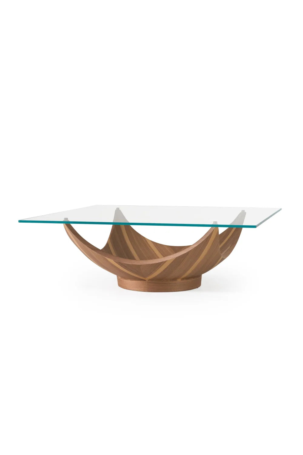 Luxury Sunrise Glass Coffee Table Modern Italian Style for Villa