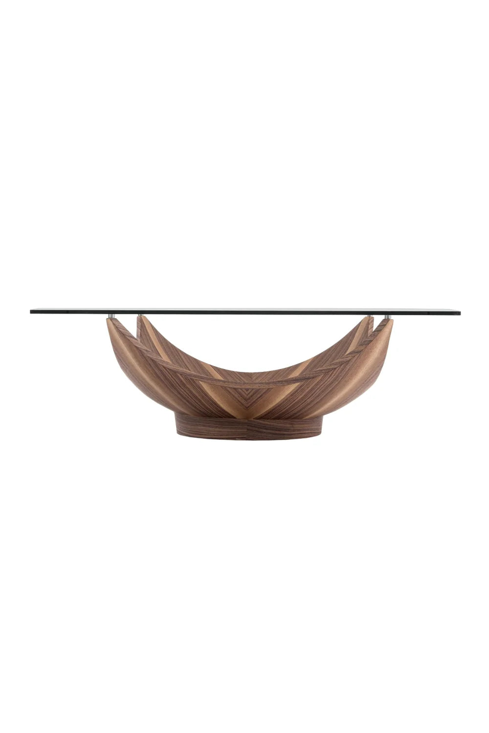Luxury Sunset Glass Coffee Table Modern Italian Style for Villa