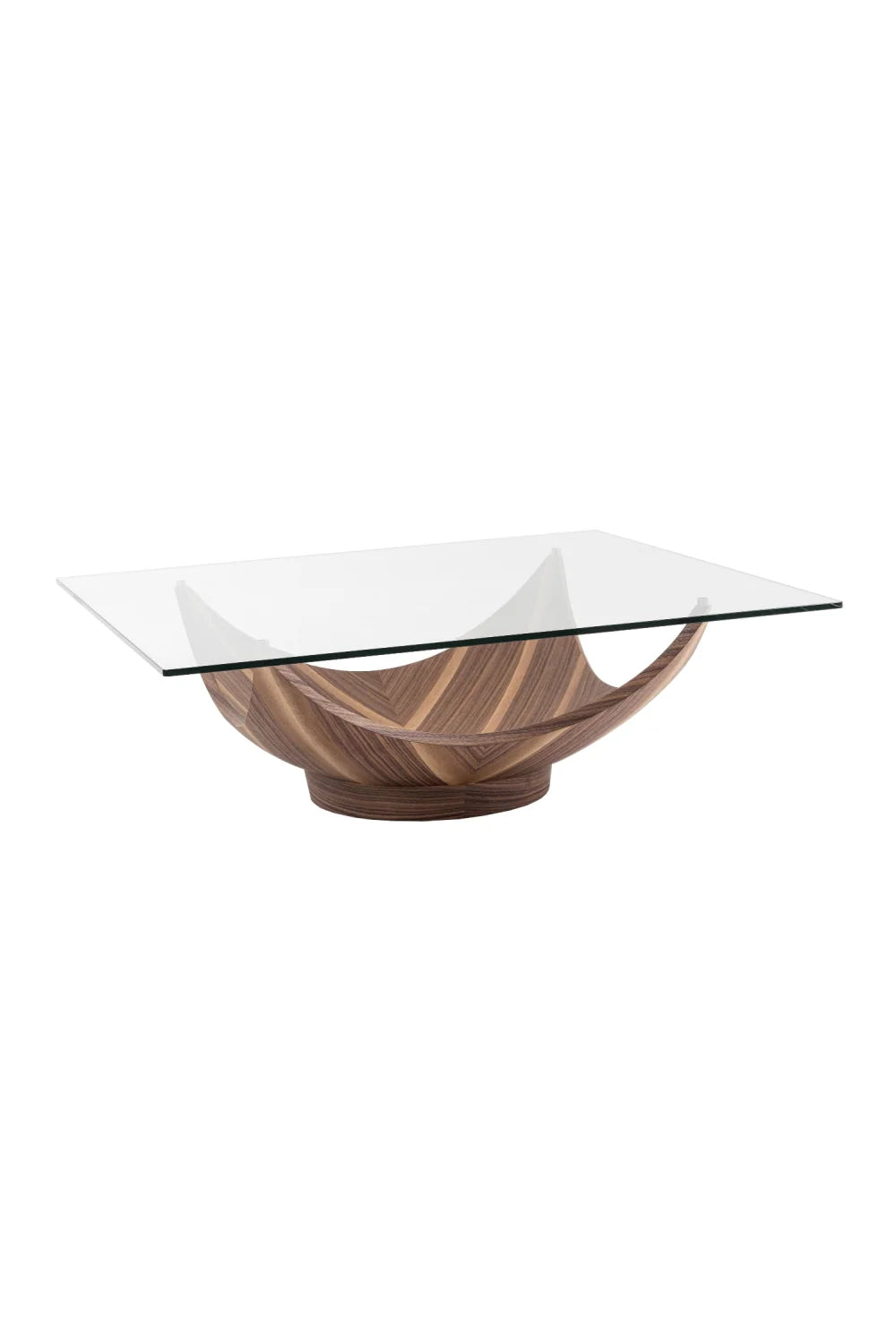 Luxury Sunset Glass Coffee Table Modern Italian Style for Villa