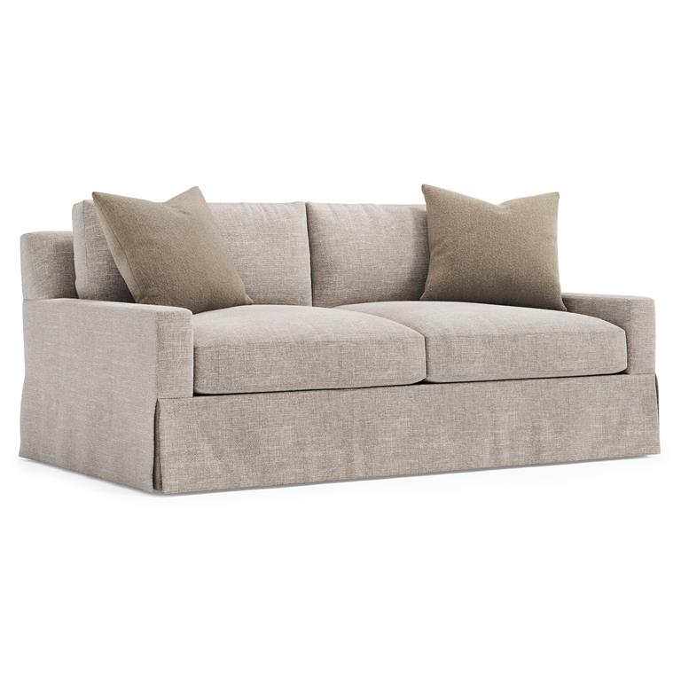 Luxury Sutton Fabric Loveseat Modern Italian Style for Villa