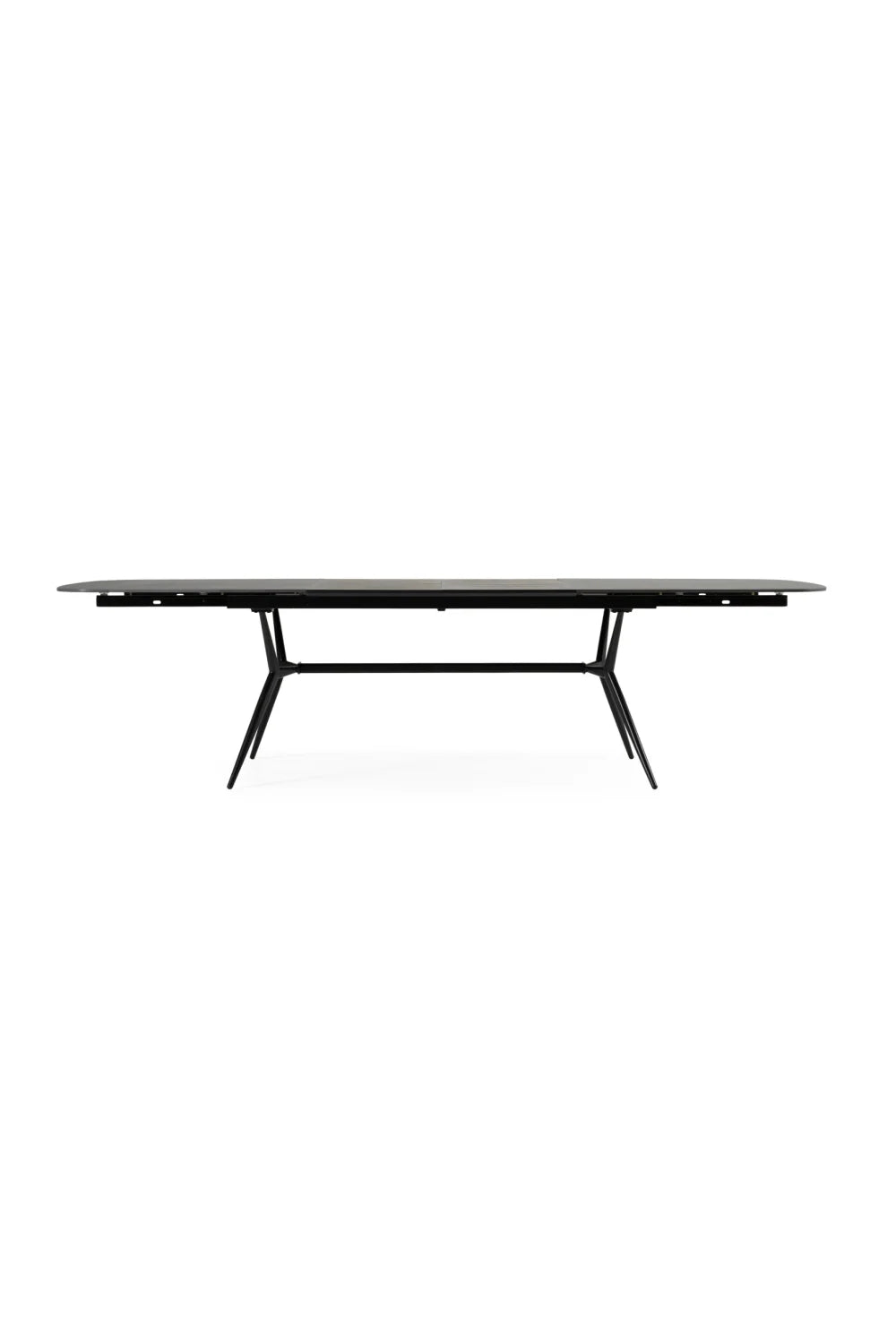Luxury Suzie Ceramic Extendable Dining Table Modern Italian Style for Villa