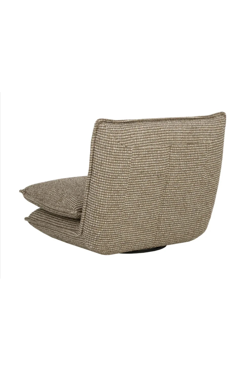 Luxury Swivel Armless Lounge Chair Modern Italian Style for Villa