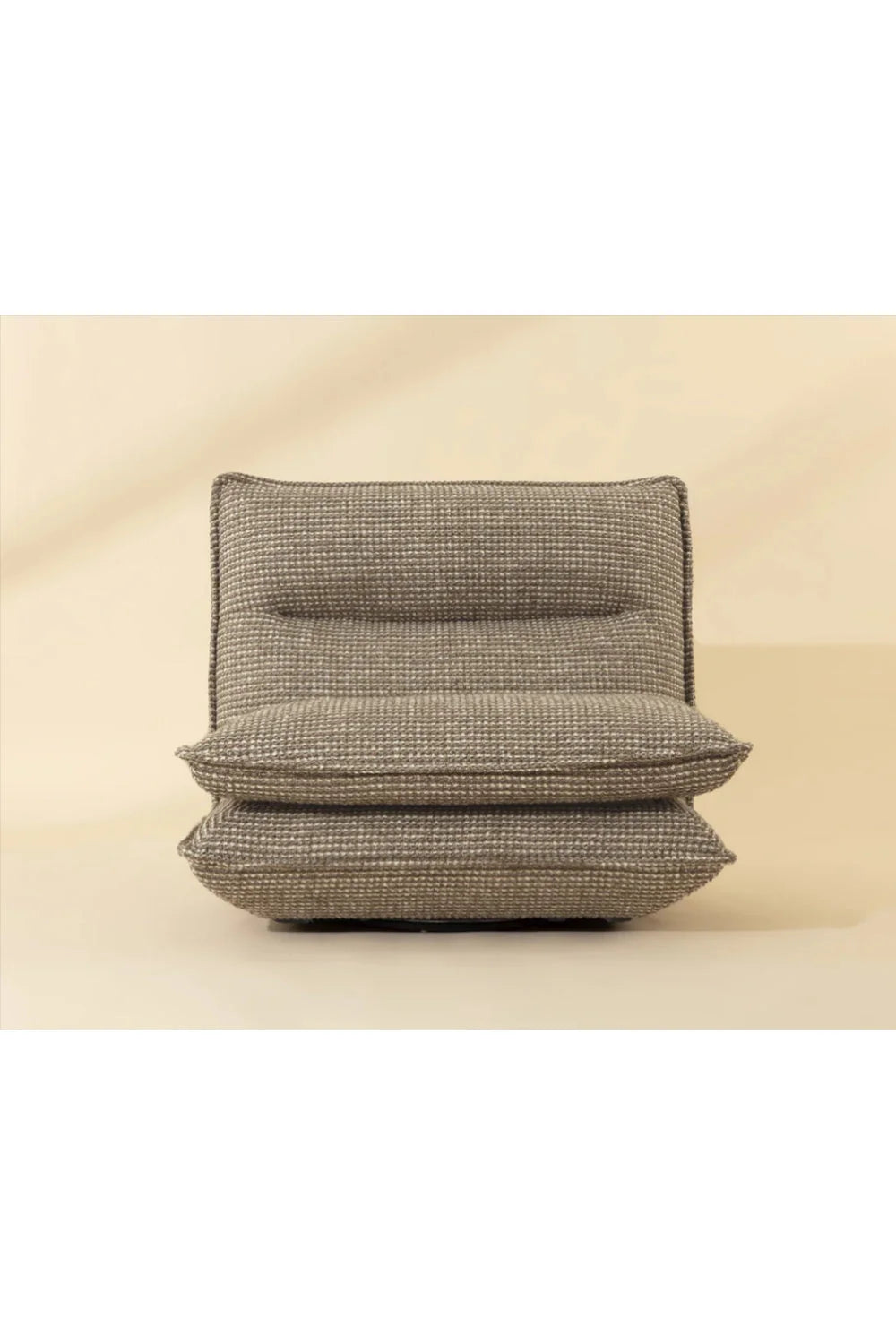 Luxury Swivel Armless Lounge Chair Modern Italian Style for Villa