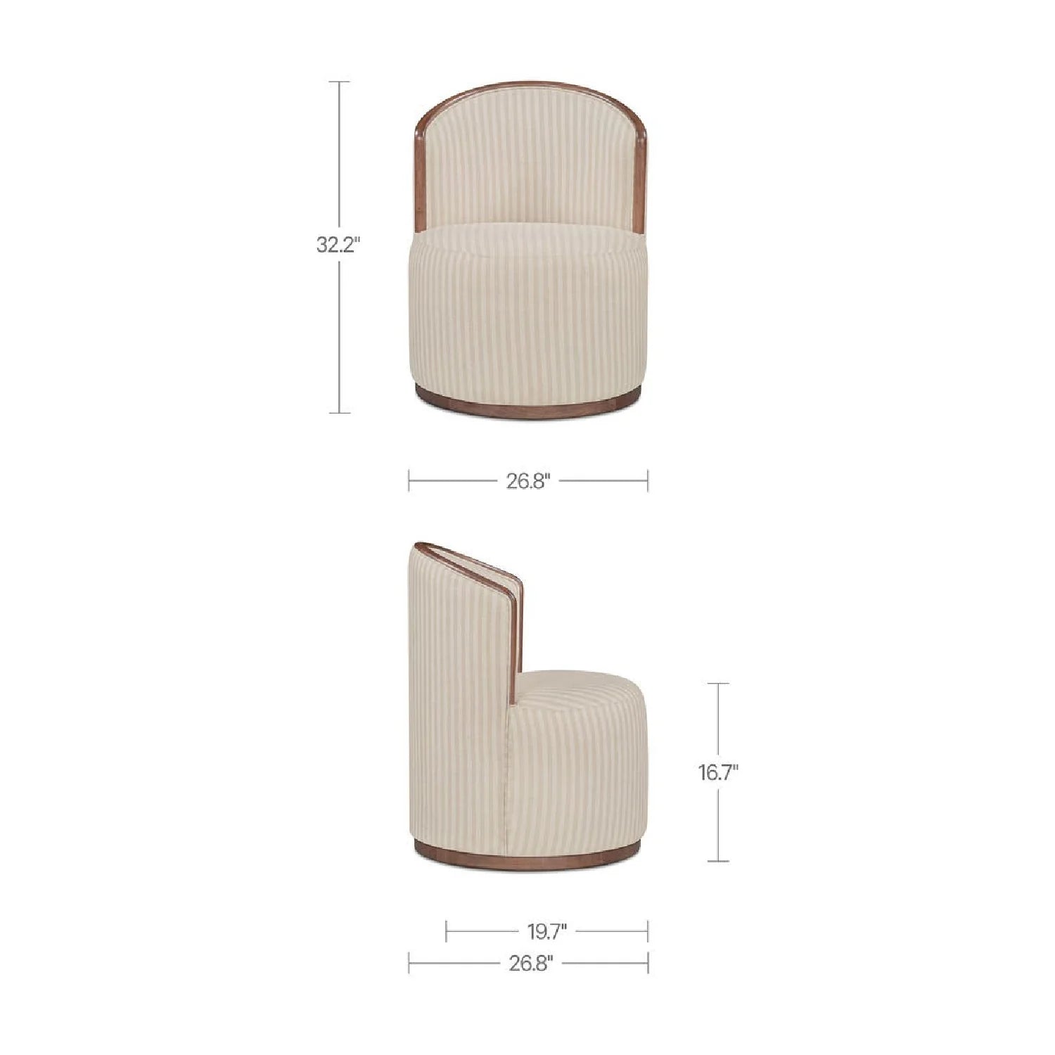Luxury Swivel Upholstered Modern Dining Chair European Style for Villa