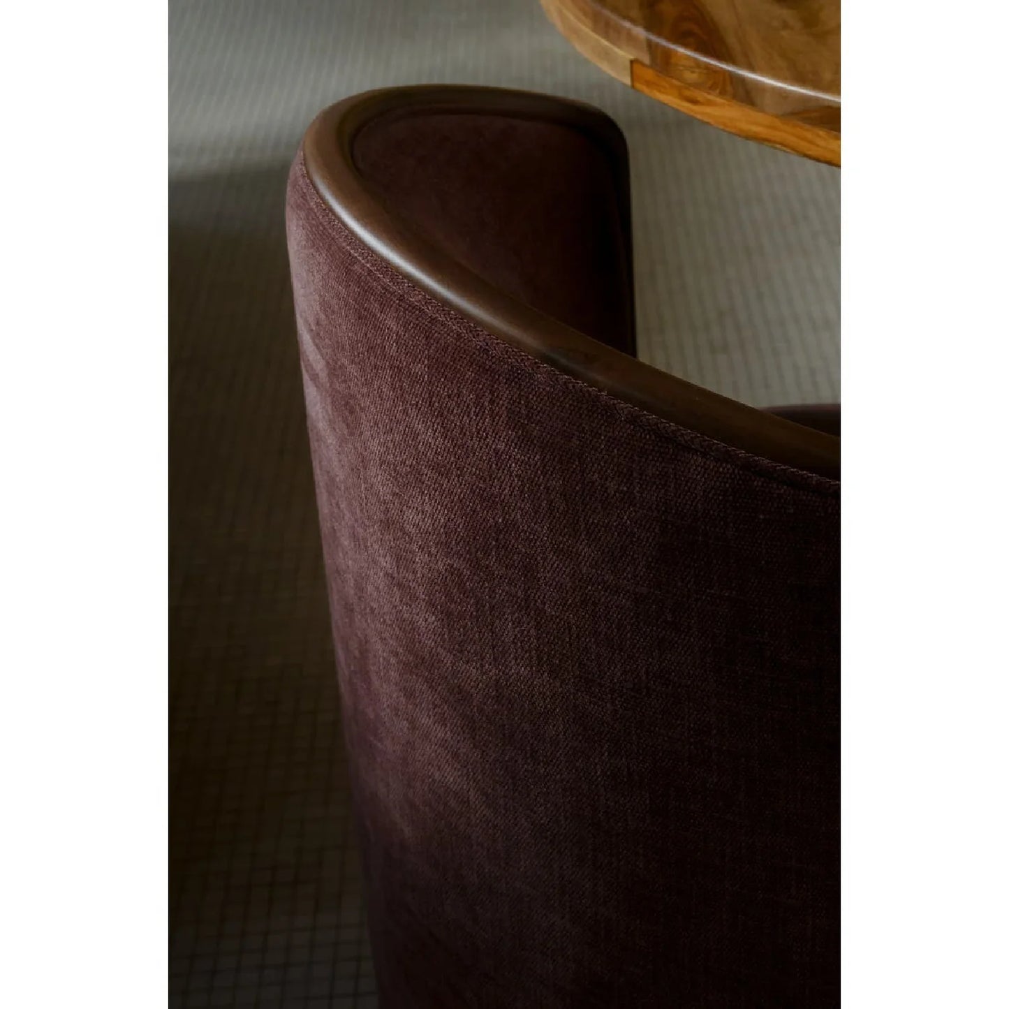 Luxury Swivel Upholstered Modern Dining Chair European Style for Villa