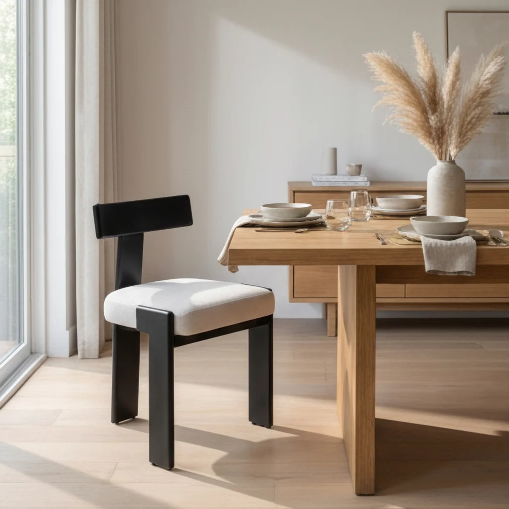 Luxury T-Shaped Modern Dining Chair European Style for Villa