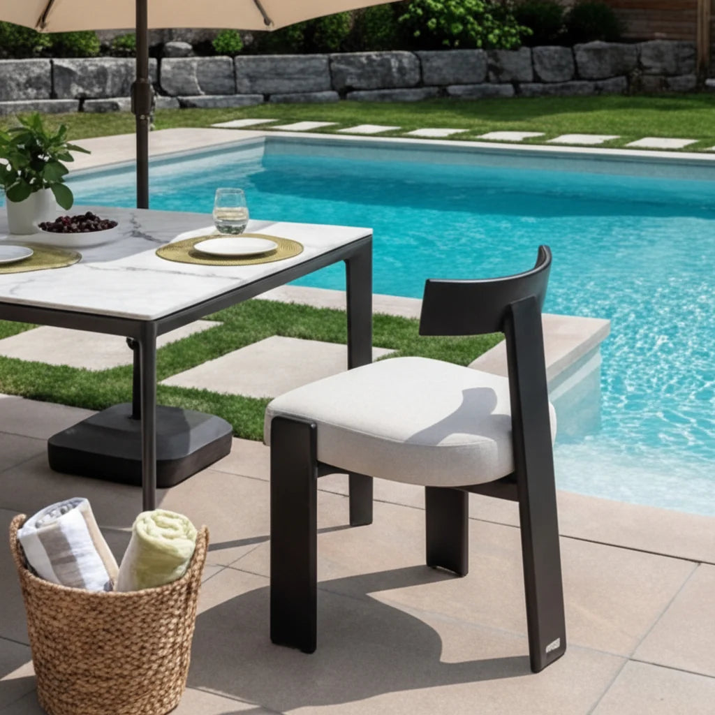 Luxury T-Shaped Modern Dining Chair European Style for Villa
