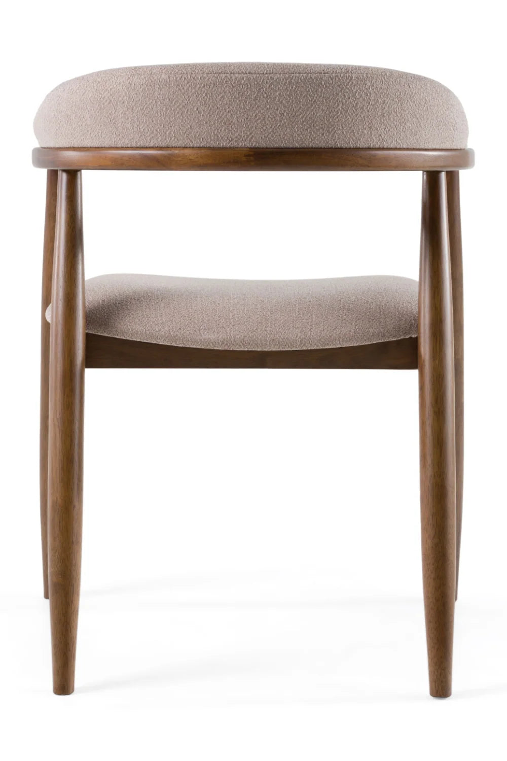 Luxury Tan Fabric Modern Dining Chair European Style for Villa