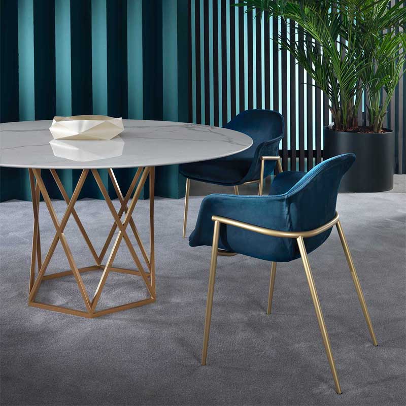 Luxury Tatlin Dining Table Modern Italian Style for Villa