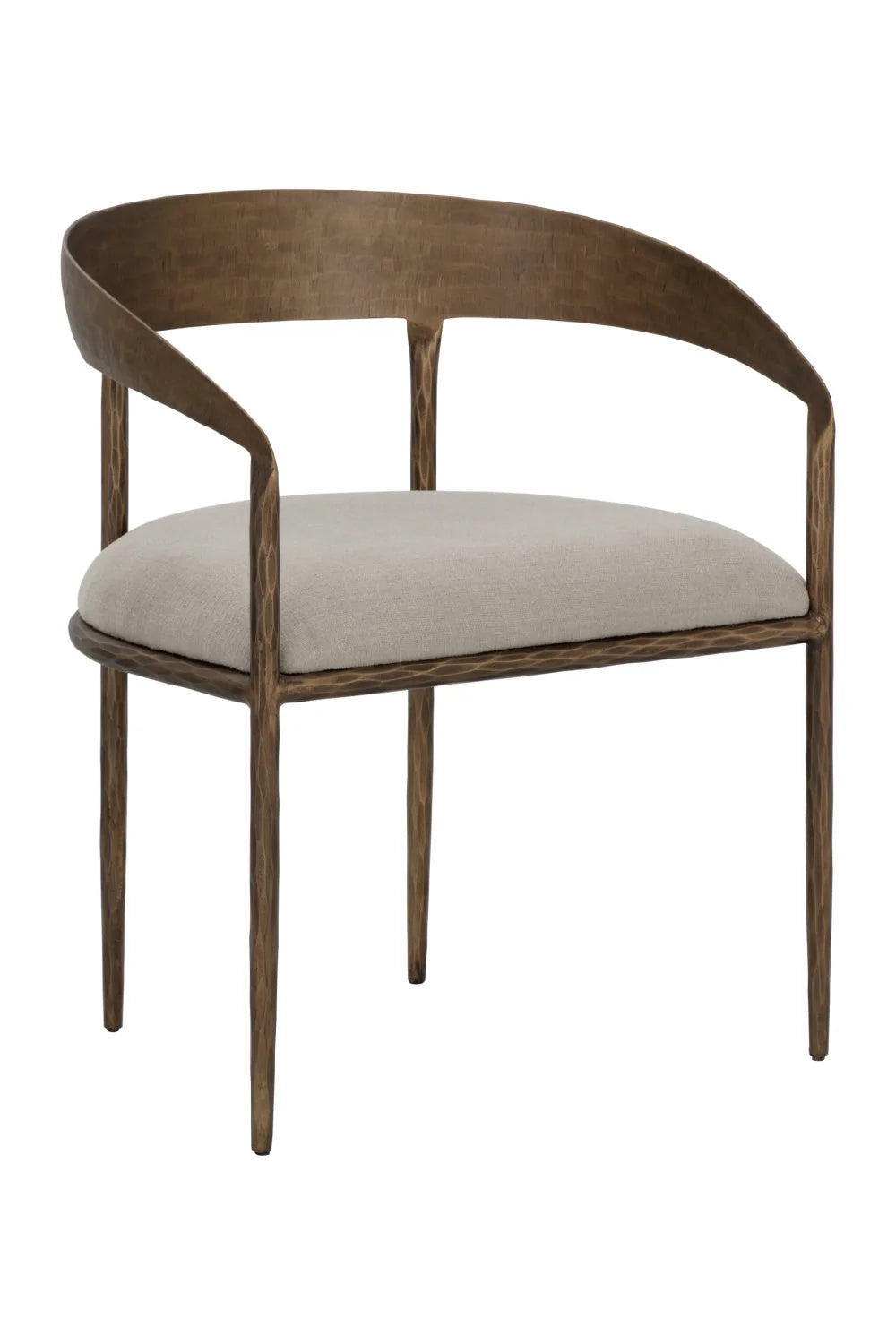 Luxury Taupe Gray Modern Dining Chair European Style for Villa