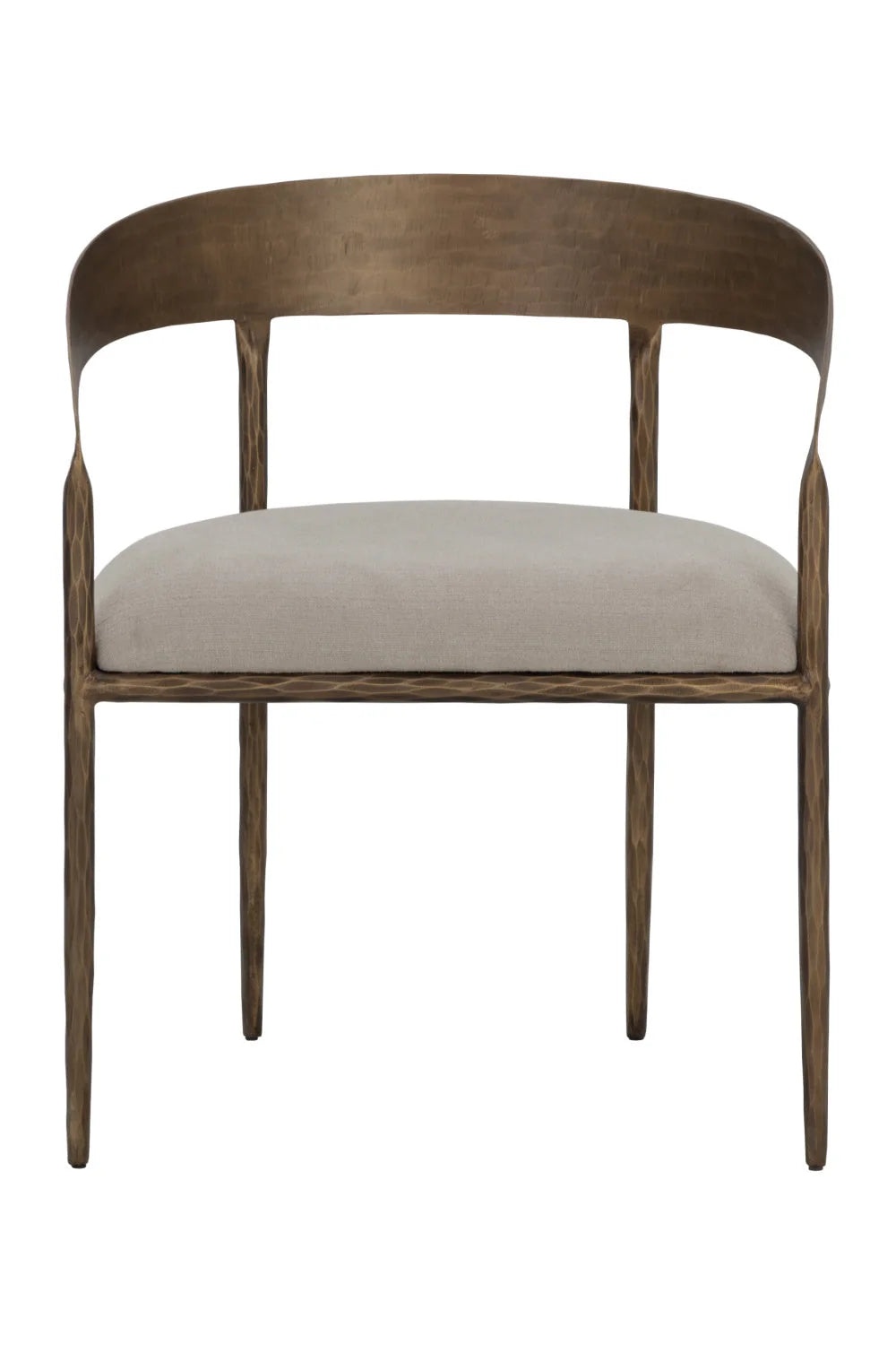 Luxury Taupe Gray Modern Dining Chair European Style for Villa