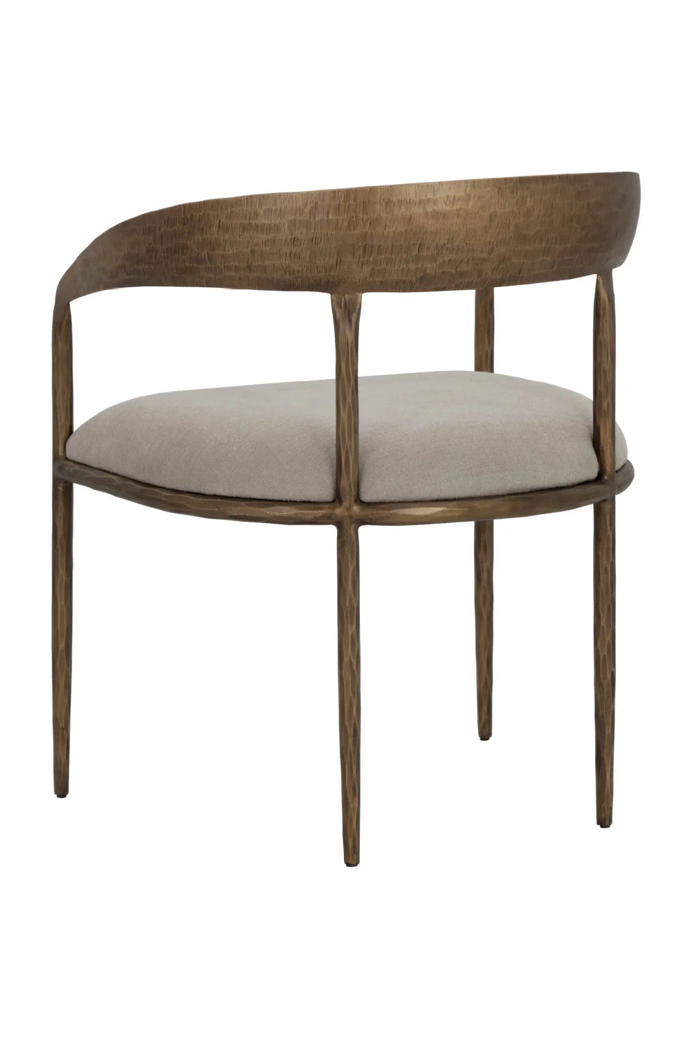 Luxury Taupe Gray Modern Dining Chair European Style for Villa