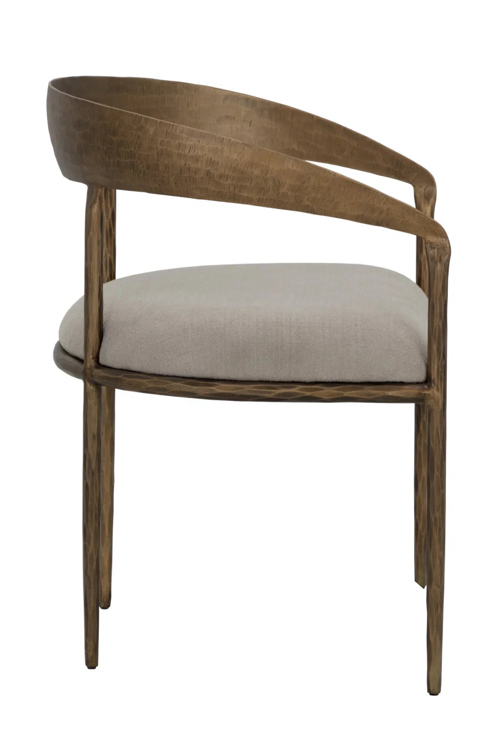 Luxury Taupe Gray Modern Dining Chair European Style for Villa
