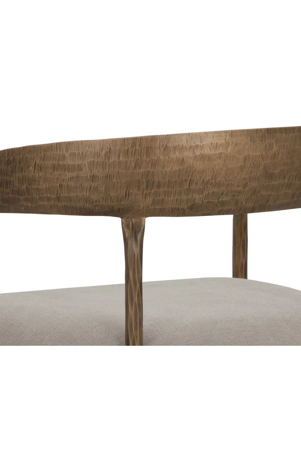 Luxury Taupe Gray Modern Dining Chair European Style for Villa