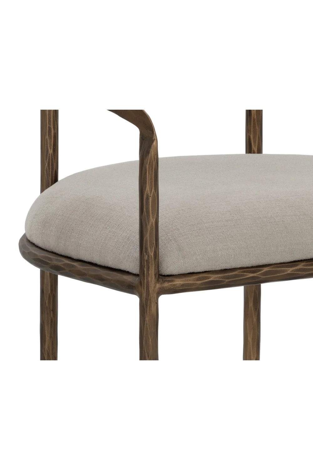 Luxury Taupe Gray Modern Dining Chair European Style for Villa