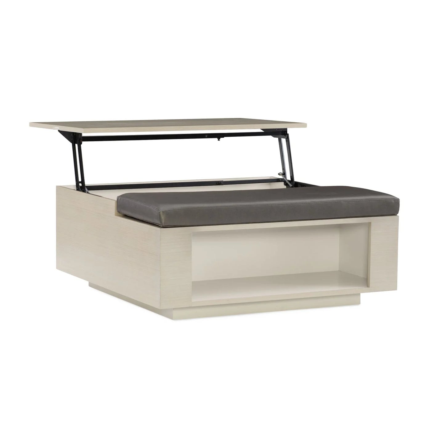 Luxury Taupe Lift-Top Coffee Table Modern Italian Style for Villa