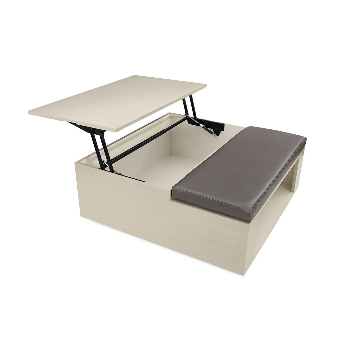 Luxury Taupe Lift-Top Coffee Table Modern Italian Style for Villa