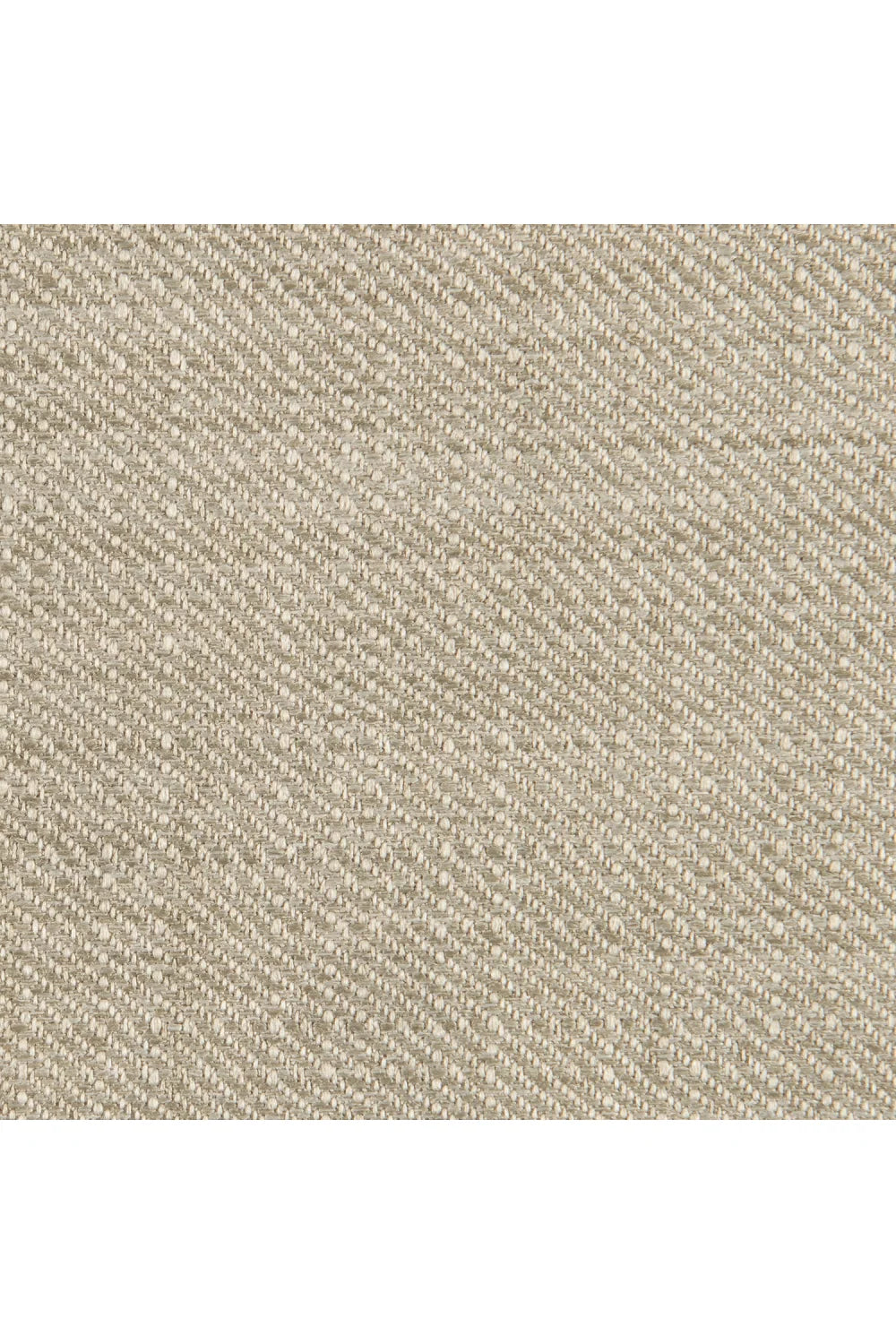 Luxury Taupe Twill Sectional Sofa Modern Italian Style for Villa