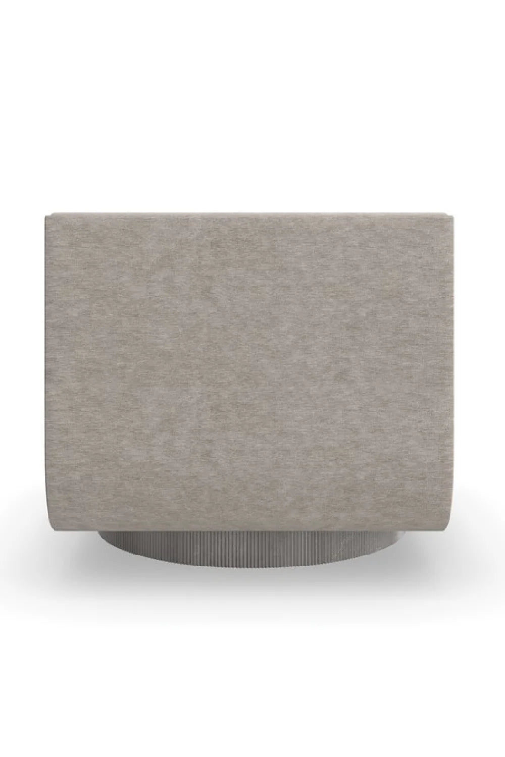 Luxury Taupe Velvet Lounge Chair Modern Italian Style for Villa