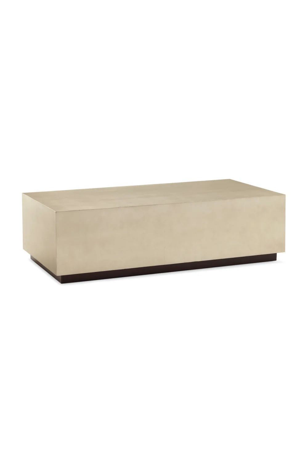 Luxury Taupe Wood Coffee Table Modern Italian Style for Villa