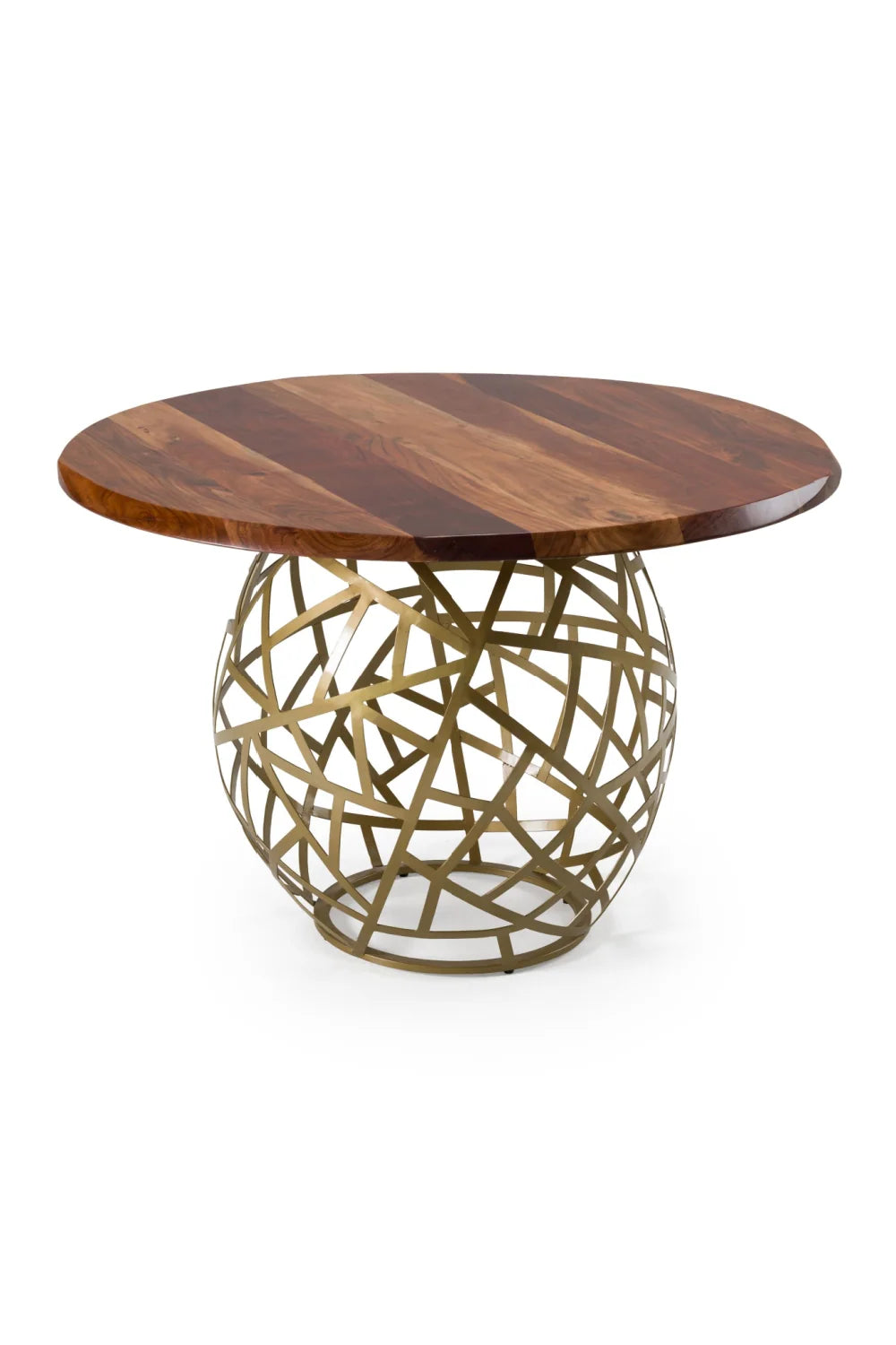 Luxury Taylor Round Solid Acacia Dining Table Modern Italian Style for Villa