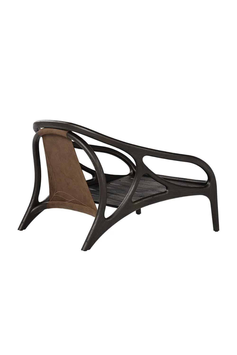 Luxury Teak Indoor Outdoor Lounge Chair Modern European Style for Villa