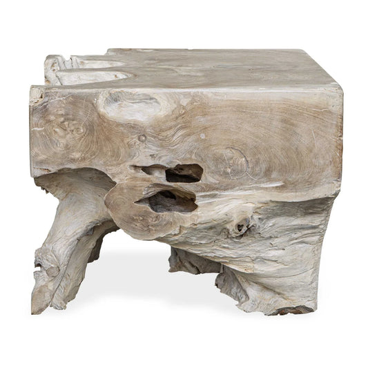 Luxury Teak Root Coffee Table Modern Italian Style for Villa