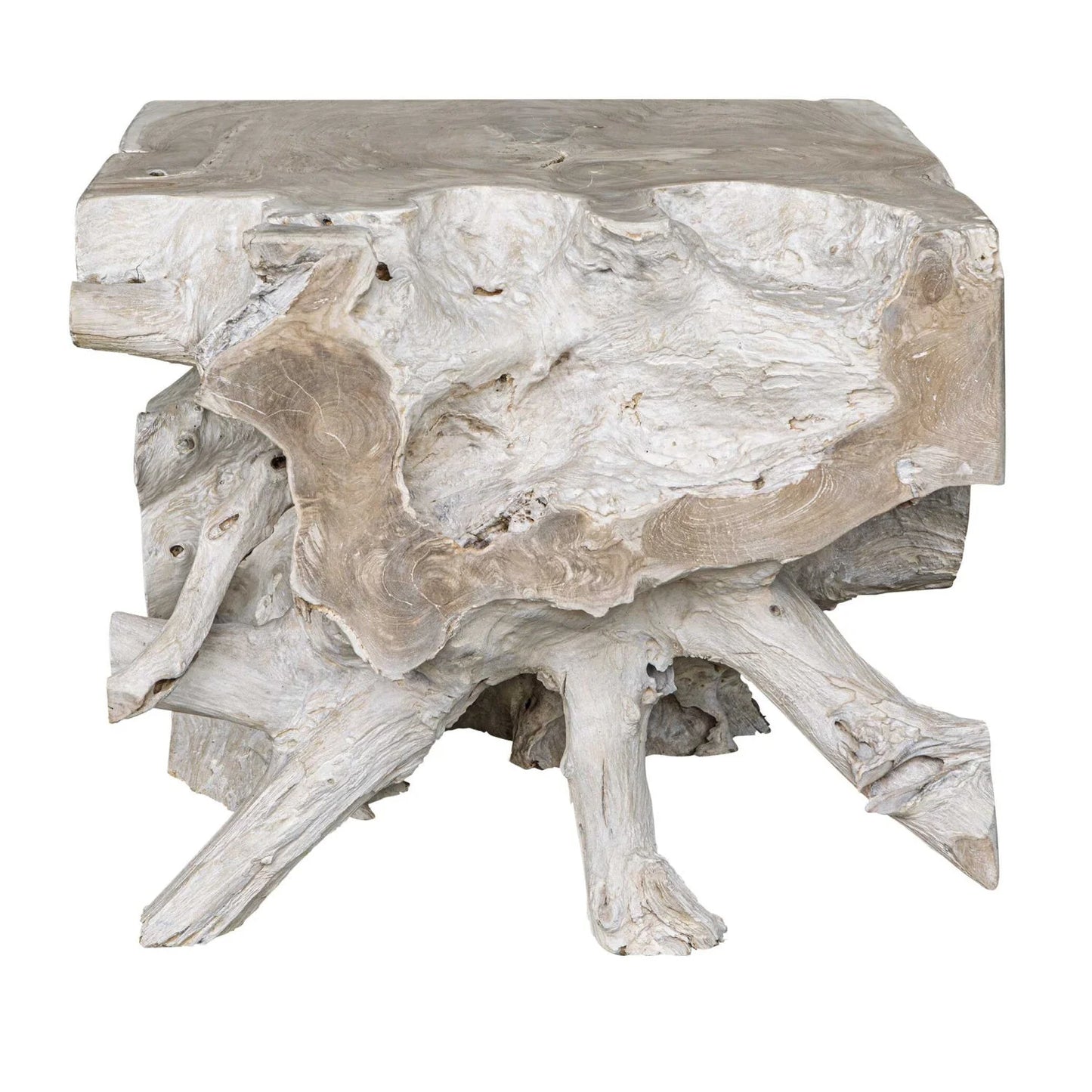 Luxury Teak Root Coffee Table Modern Italian Style for Villa