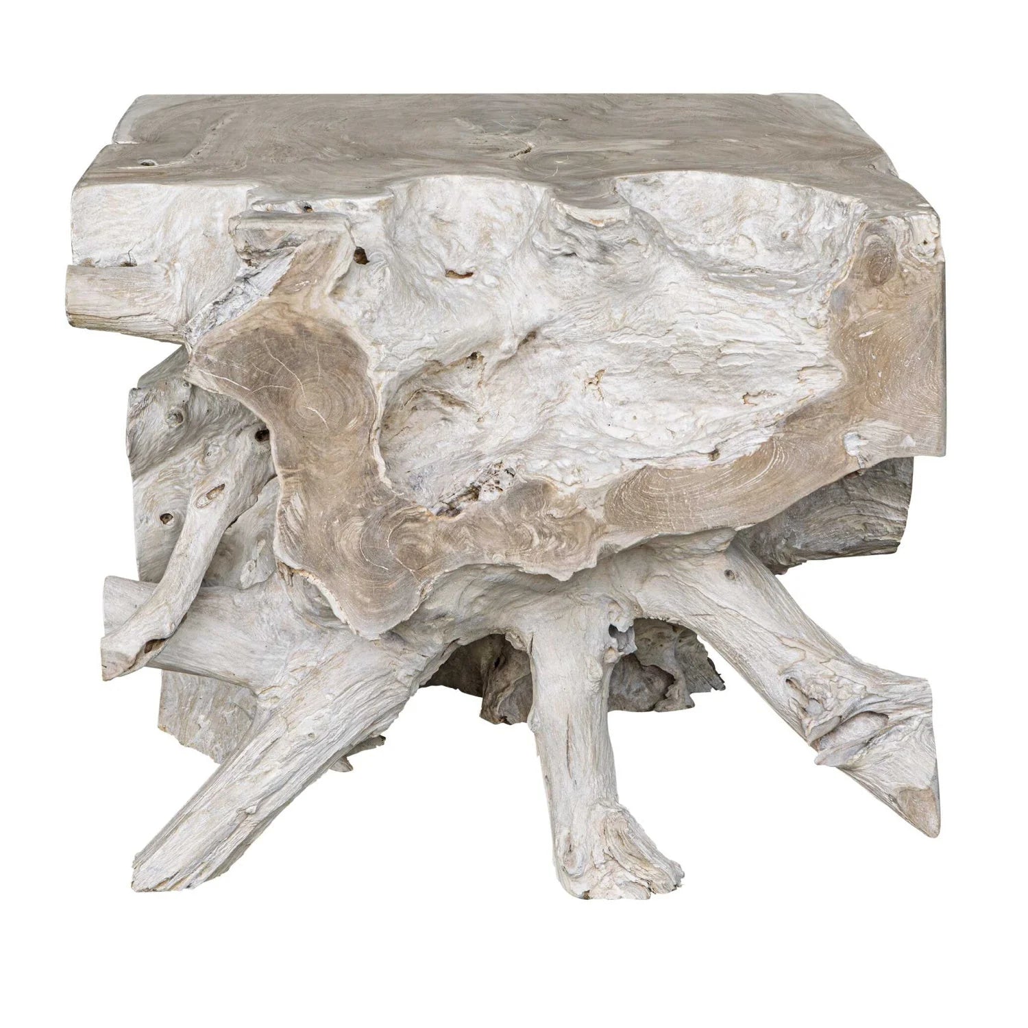 Luxury Teak Root Coffee Table Modern Italian Style for Villa