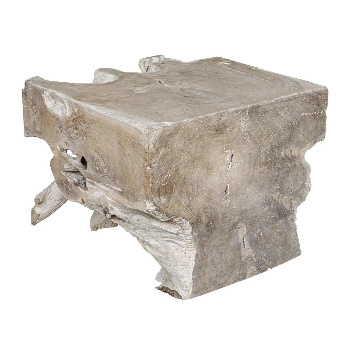 Luxury Teak Root Coffee Table Modern Italian Style for Villa
