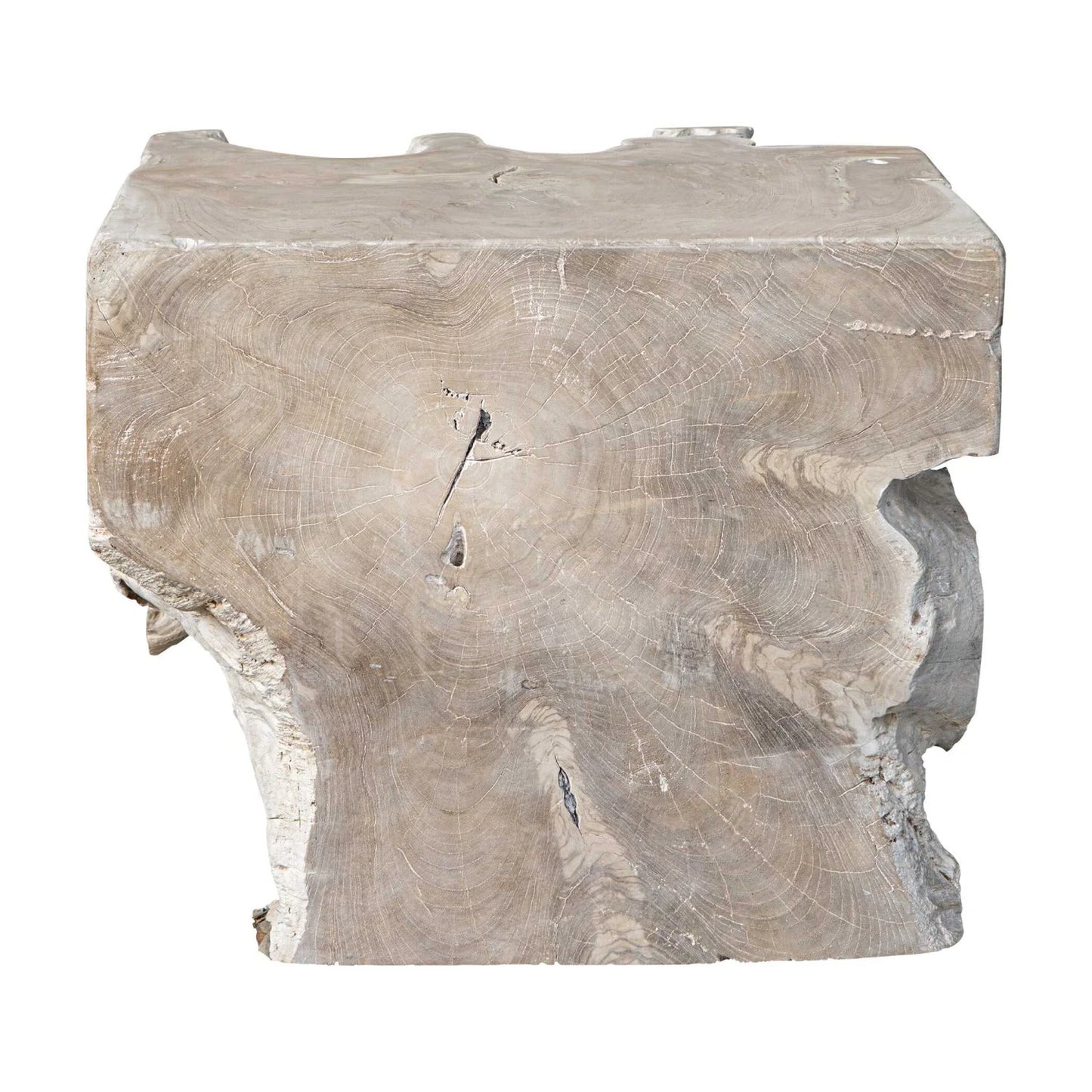 Luxury Teak Root Coffee Table Modern Italian Style for Villa