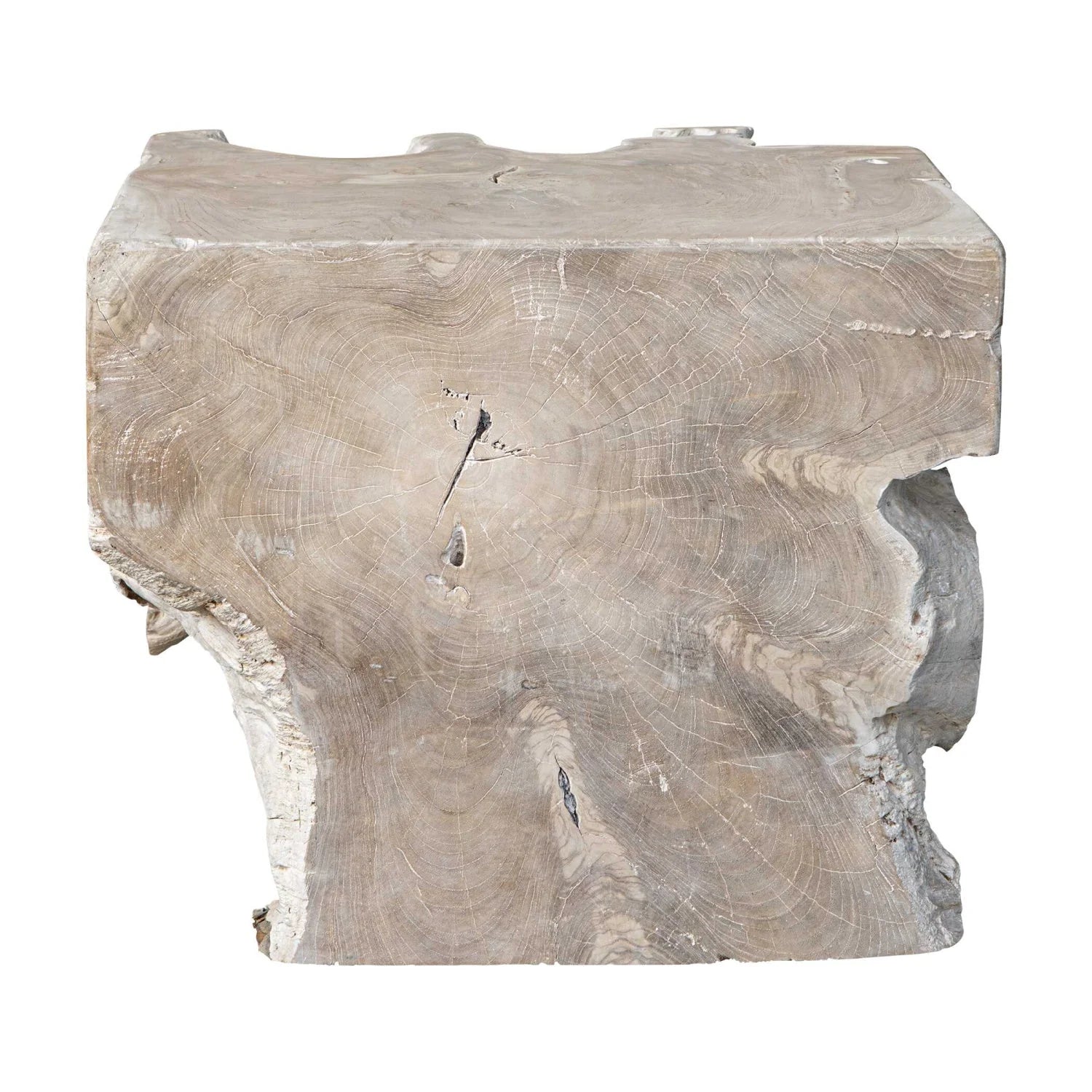 Luxury Teak Root Coffee Table Modern Italian Style for Villa