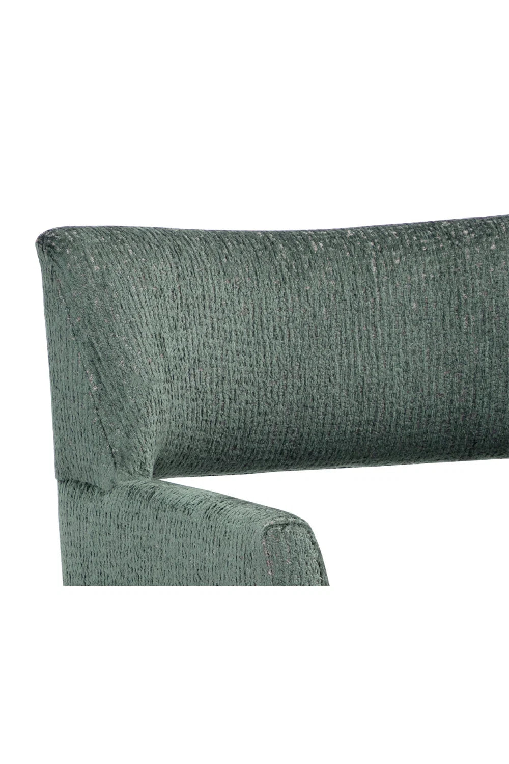 Luxury Teal Cutout Modern Dining Chair European Style for Villa