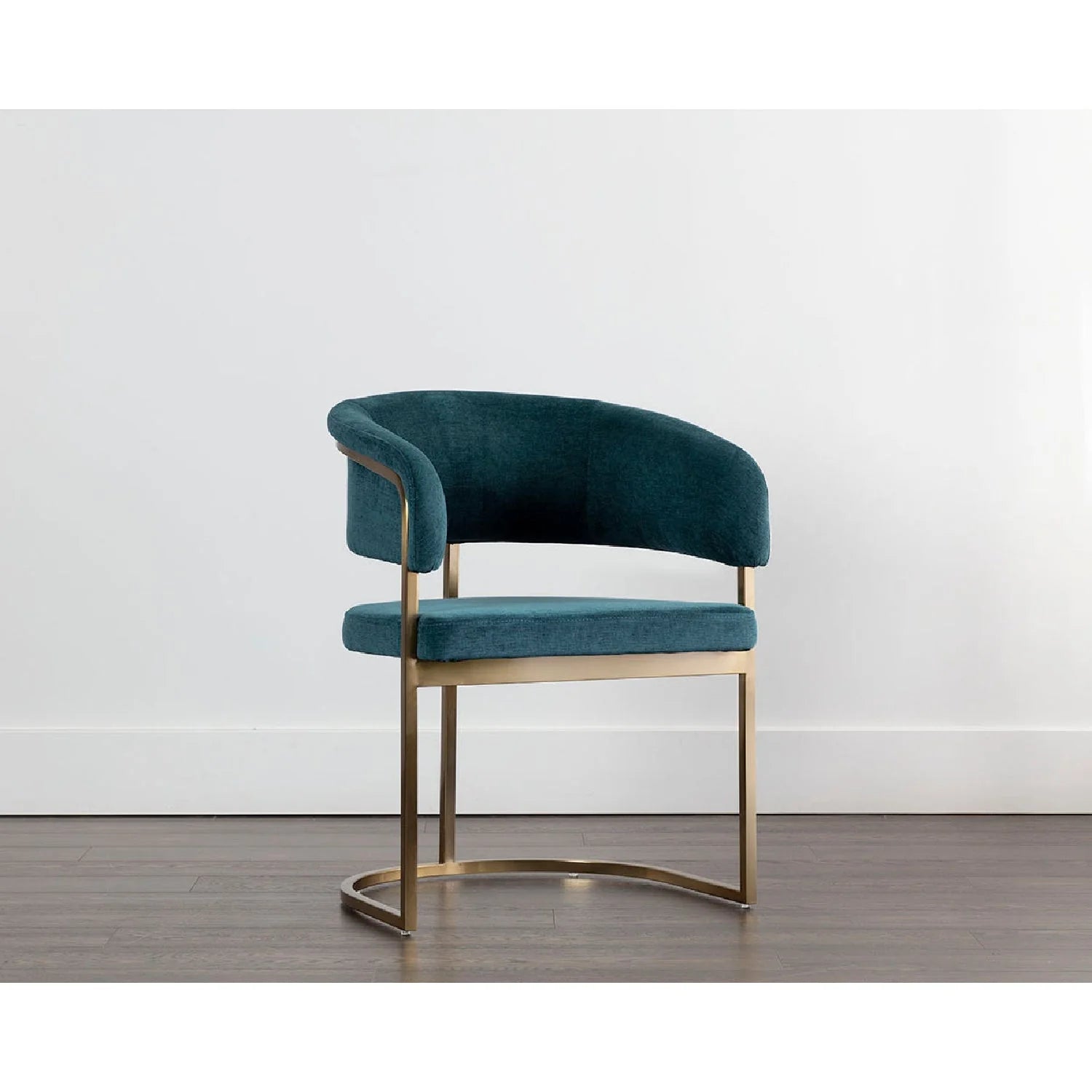 Luxury Teal Modern Dining Armchair European Style for Villa