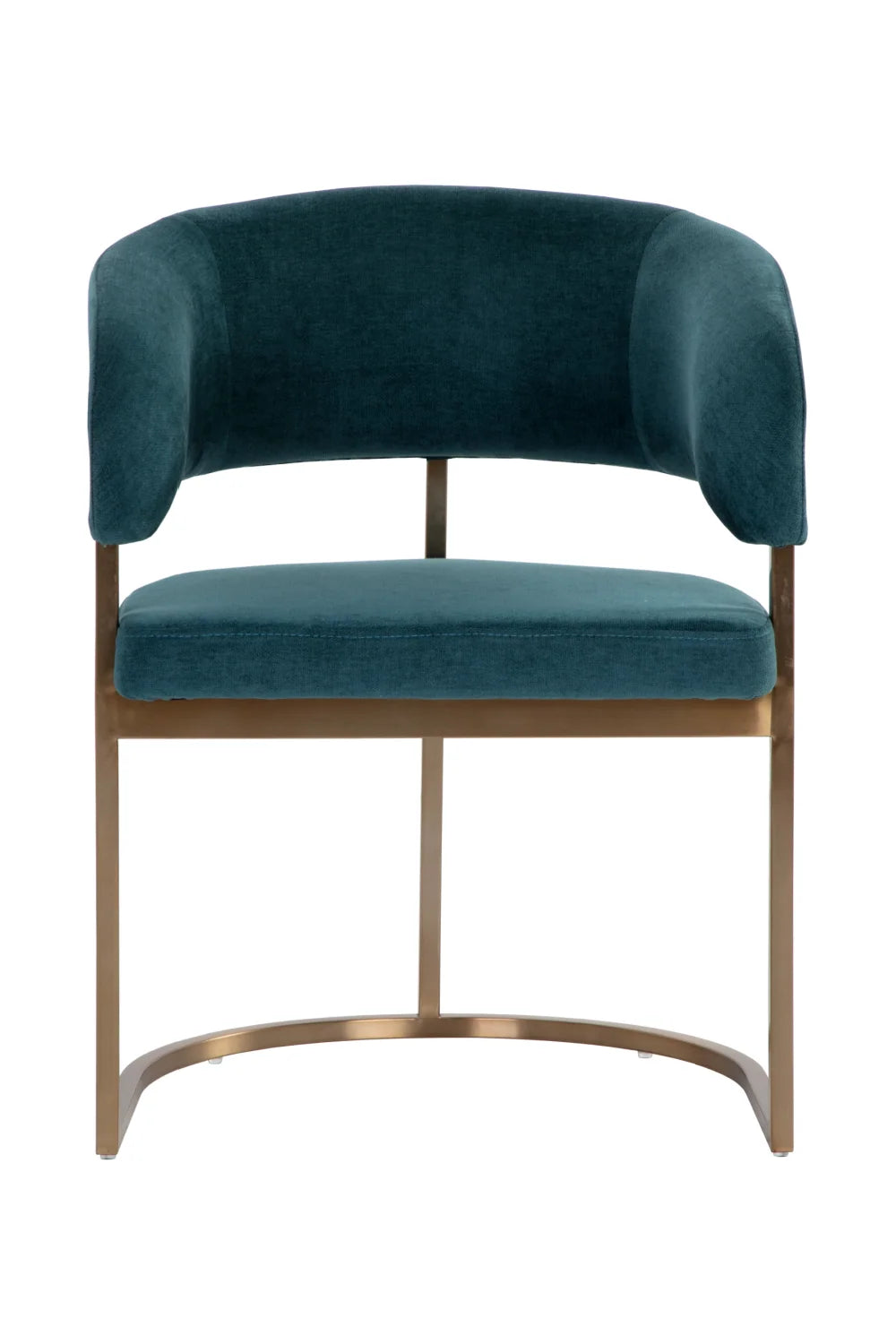 Luxury Teal Modern Dining Armchair European Style for Villa