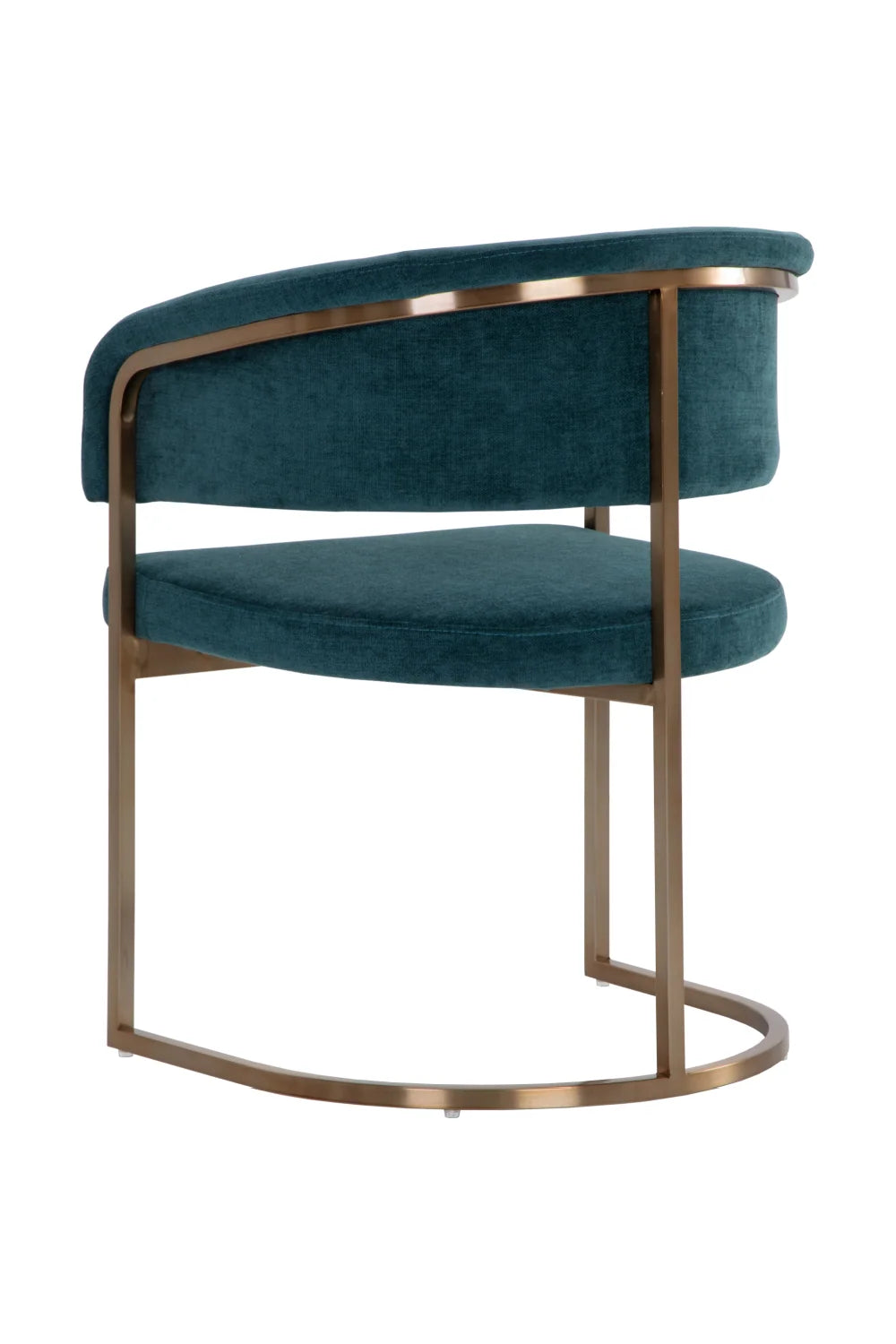 Luxury Teal Modern Dining Armchair European Style for Villa