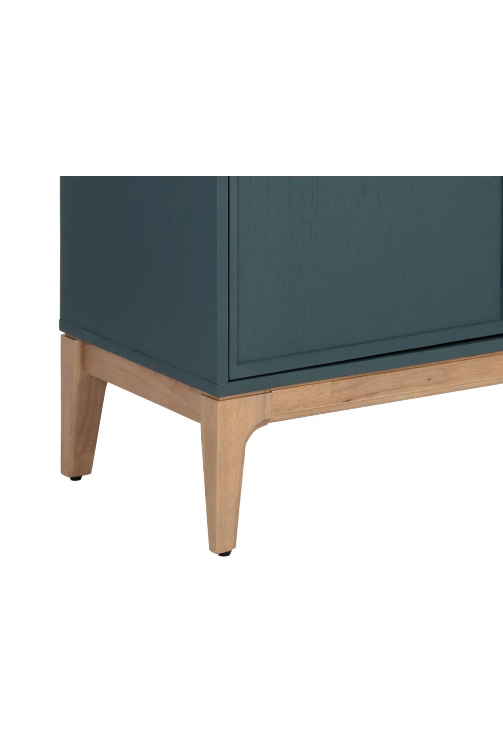 Luxury Teal Oak Sideboard European Style for Villa