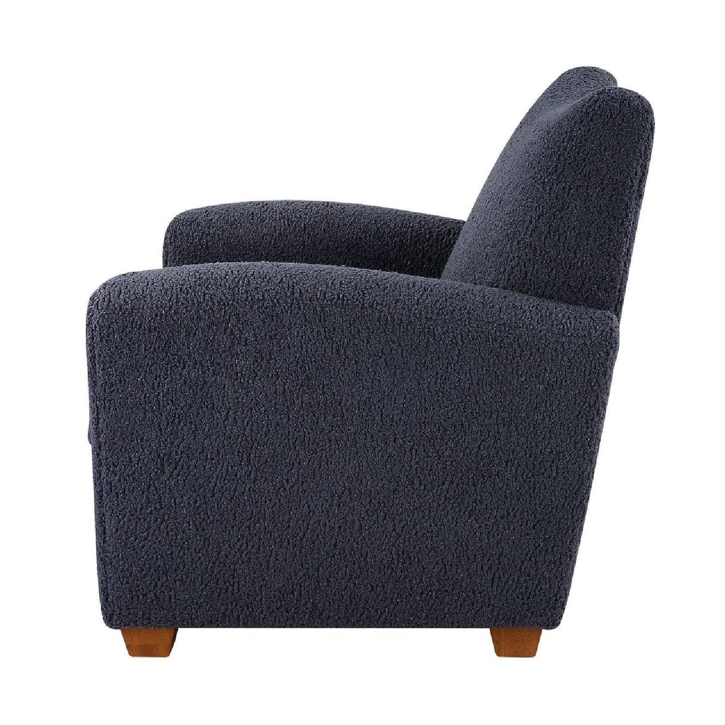 Luxury Teddy Fabric Accent Chair Modern European Style for Villa