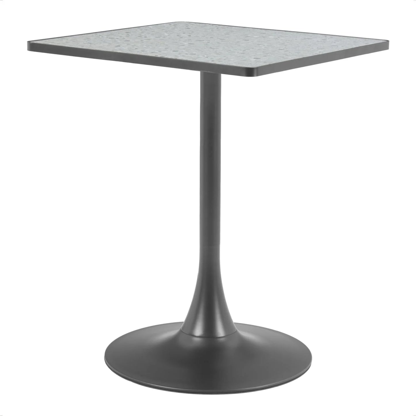 Luxury Terrazzo Square Bistro Table Modern Italian Style for Villa