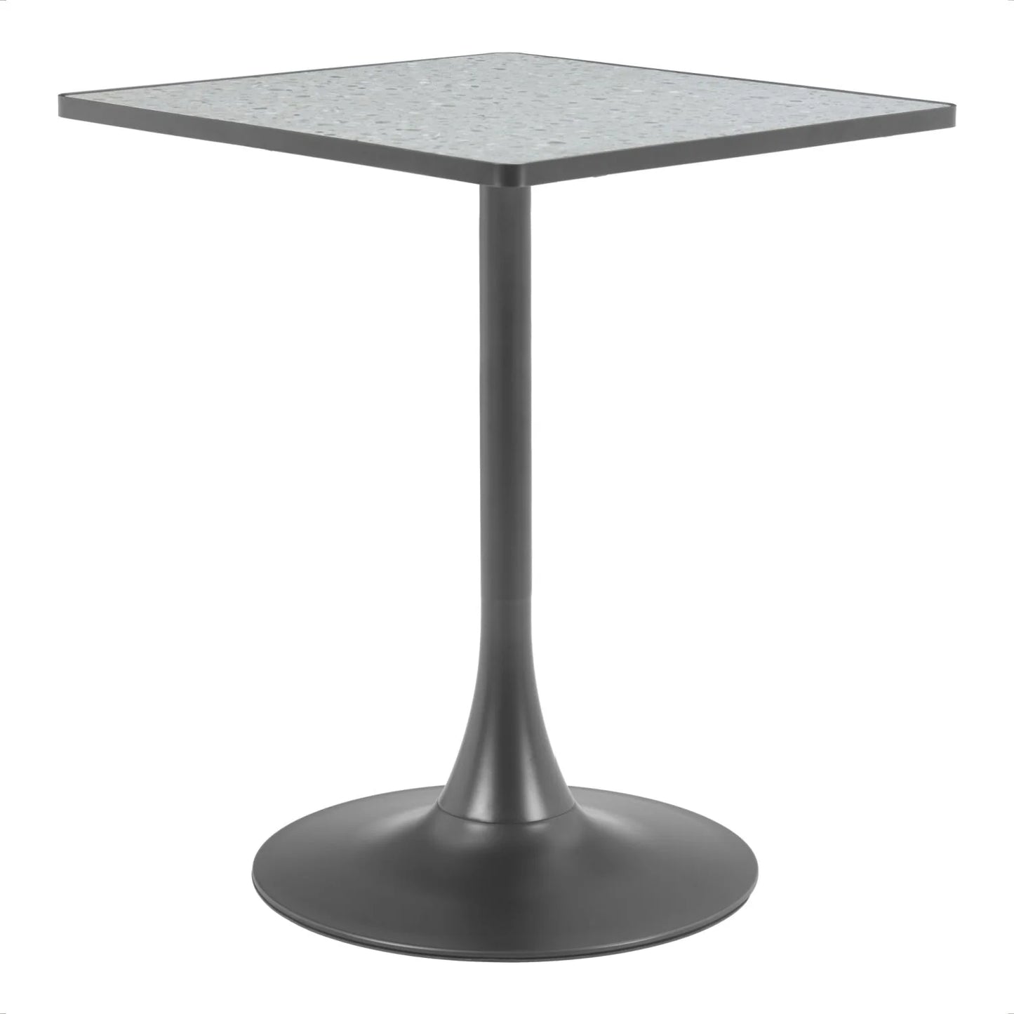 Luxury Terrazzo Square Bistro Table Modern Italian Style for Villa